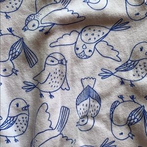 Cat & Jack Bird Print Zip-Down Sleeper